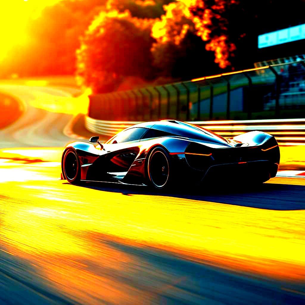 Hypercar on Racetrack: Professional Automotive Photography