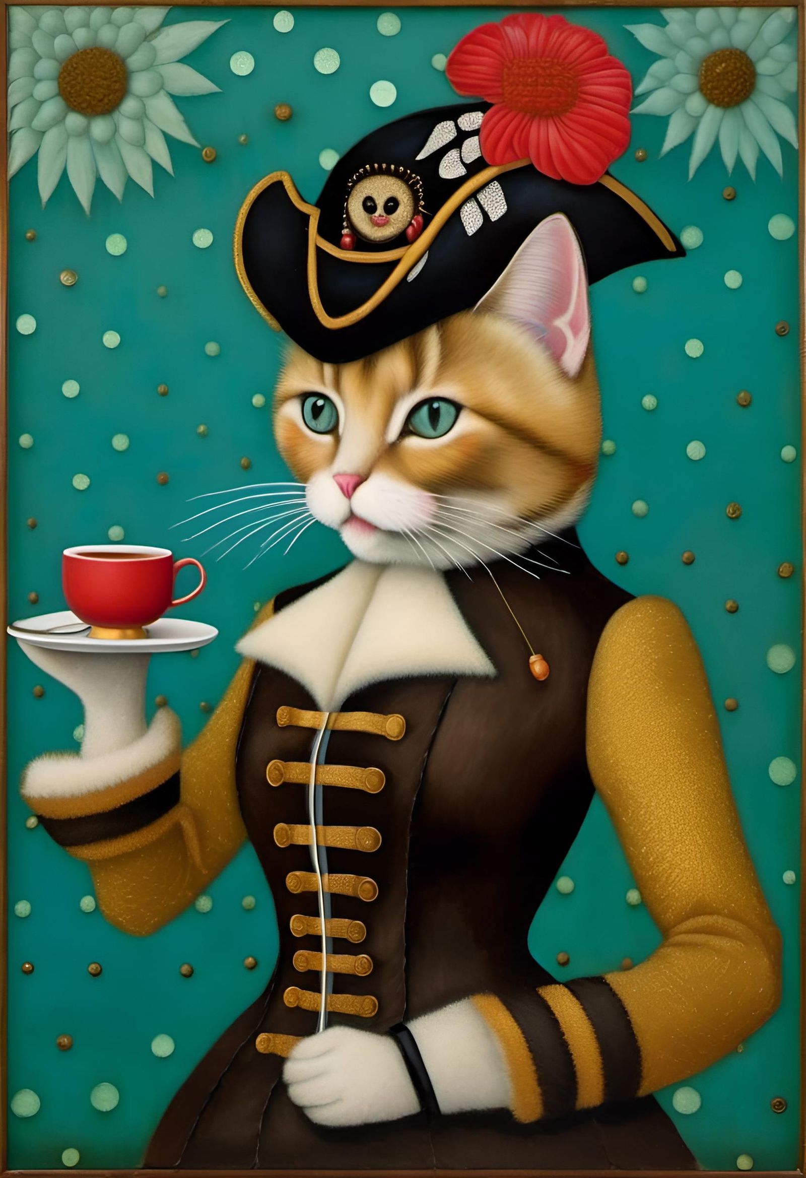 Captain Meowine of Purrington.