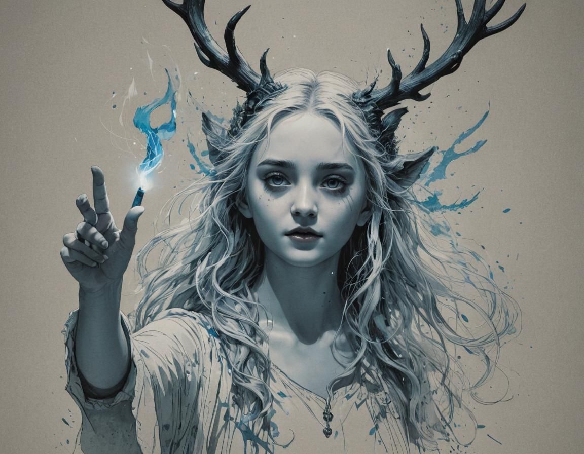Luna Lovegood's Patronus Charm: A Movie Poster