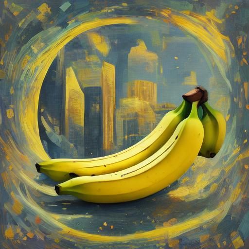 The Most Powerful Banana: Cosmic Holographic Illustration
