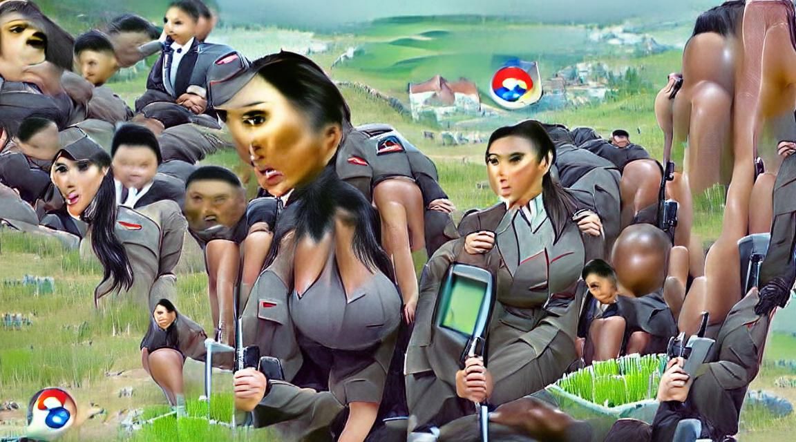 Kim Kardashian as North Korean Leader