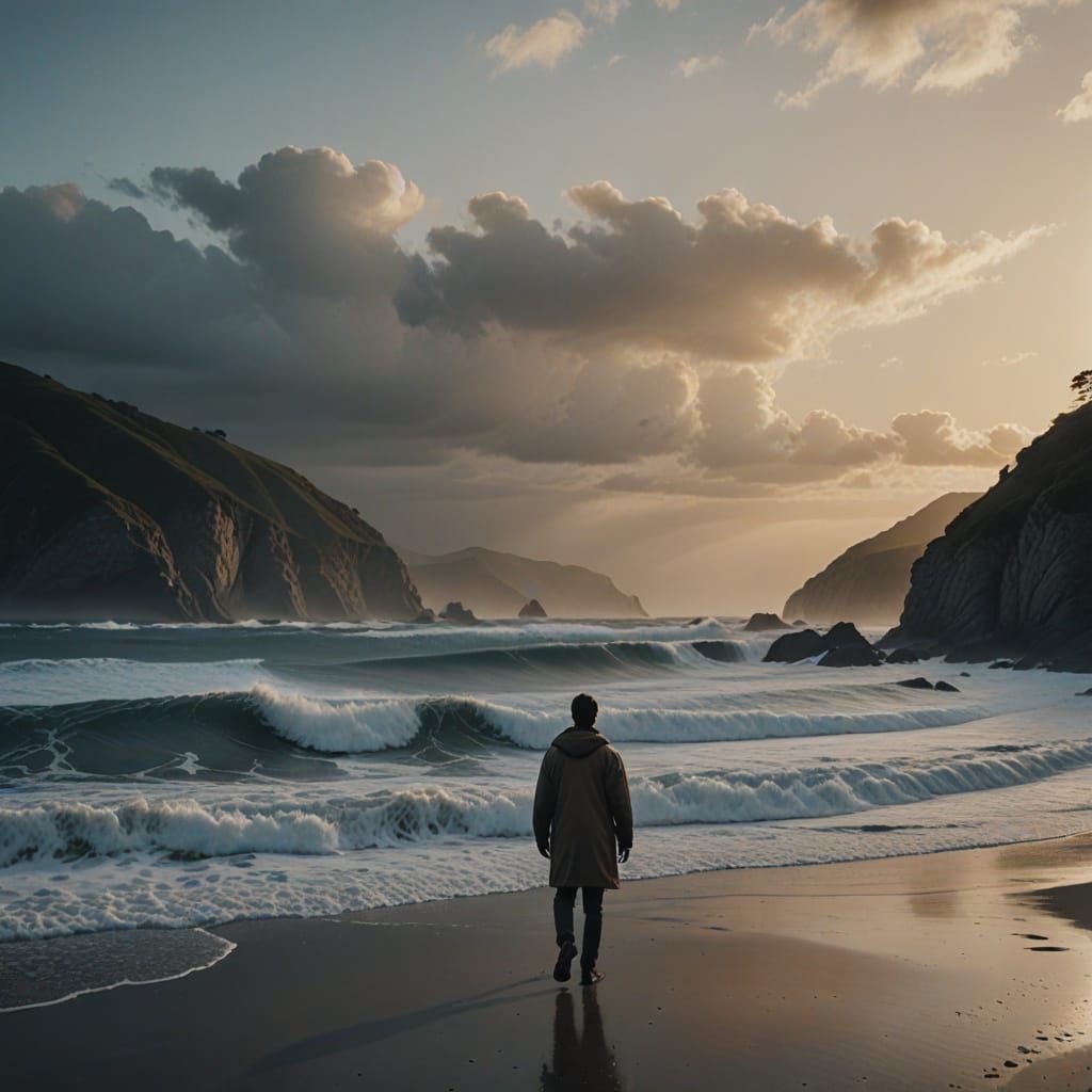 Epic Oceanic Journey in Cinematic Style