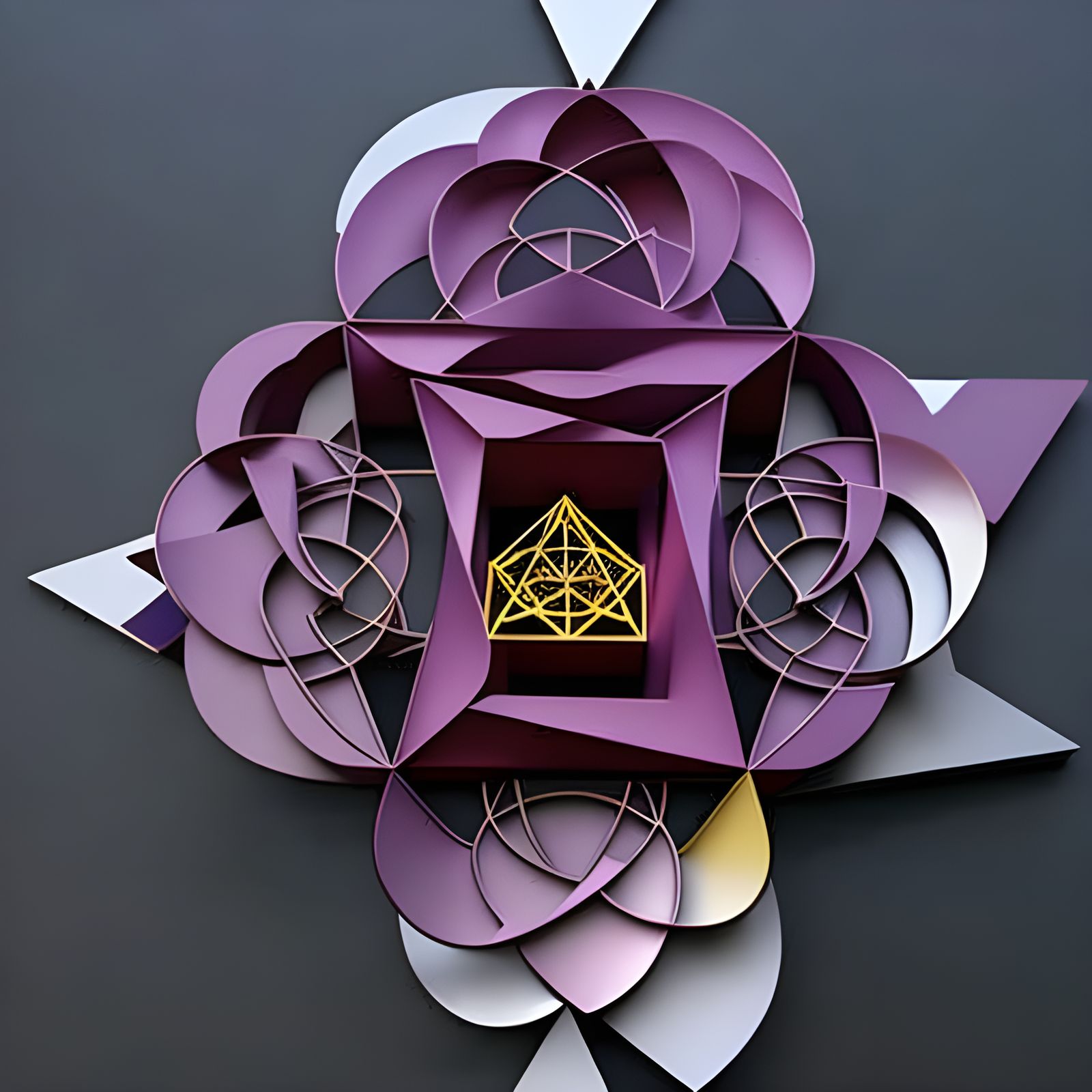 Sacred Geometry in 3D: Divine Math and Golden Ratio