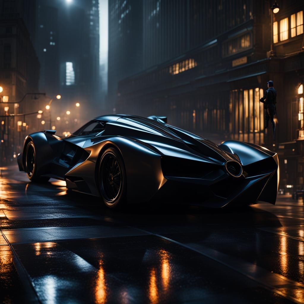 Hyperrealistic Batman in 8k Resolution