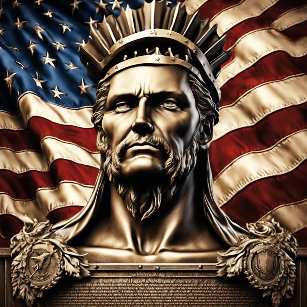 American Oath of Fealty: A Detailed Symbolic Image