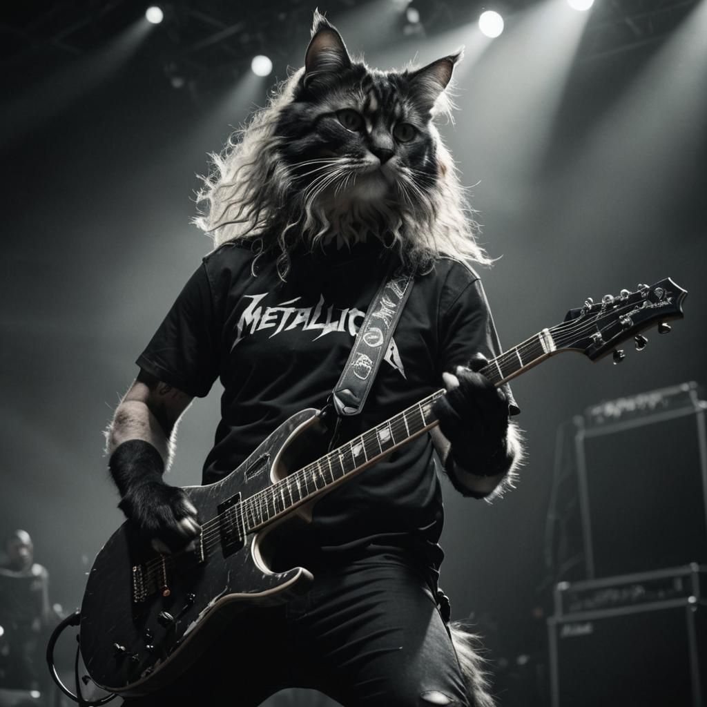 James Hetfield cat