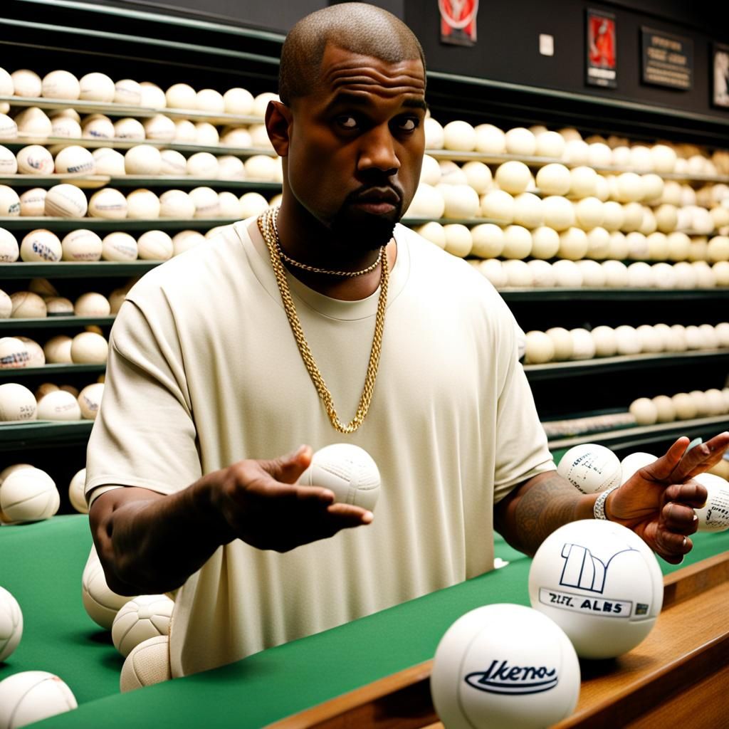 Kanye West Orders Balls: An AI Interpretation