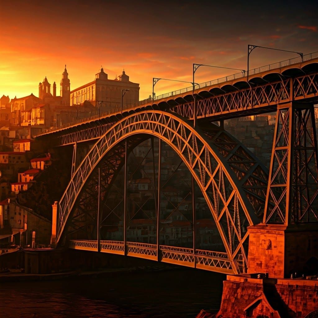 Dom Luis Bridge in Grimdark Warhammer 40k Hive City