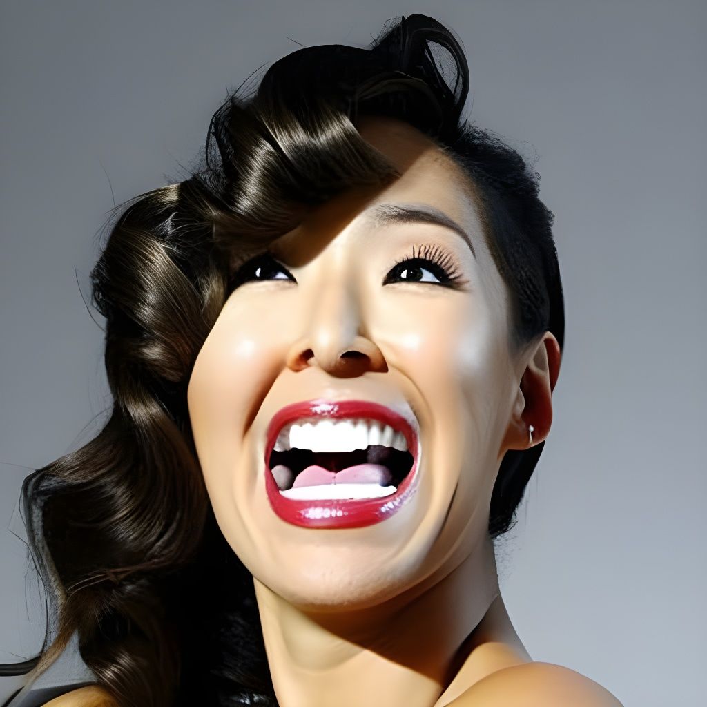 Inside a Beautiful Giantess's Open Mouth