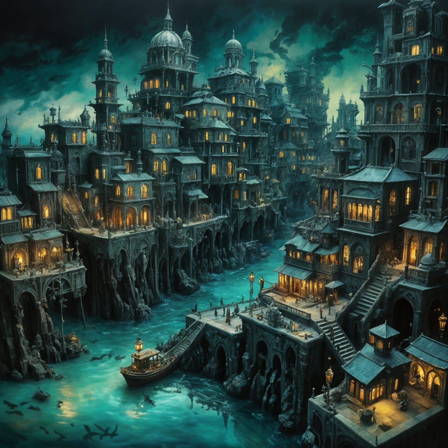 City Overlooking the Ocean 5