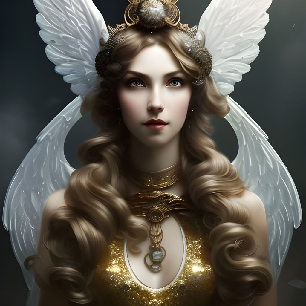ANGELS - Gold Steampunk