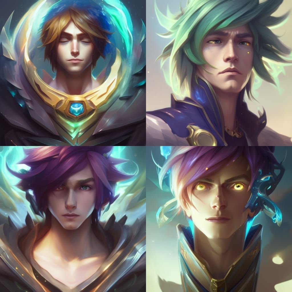 Ezreal Transforms into Neeko: League of Legends Portrait