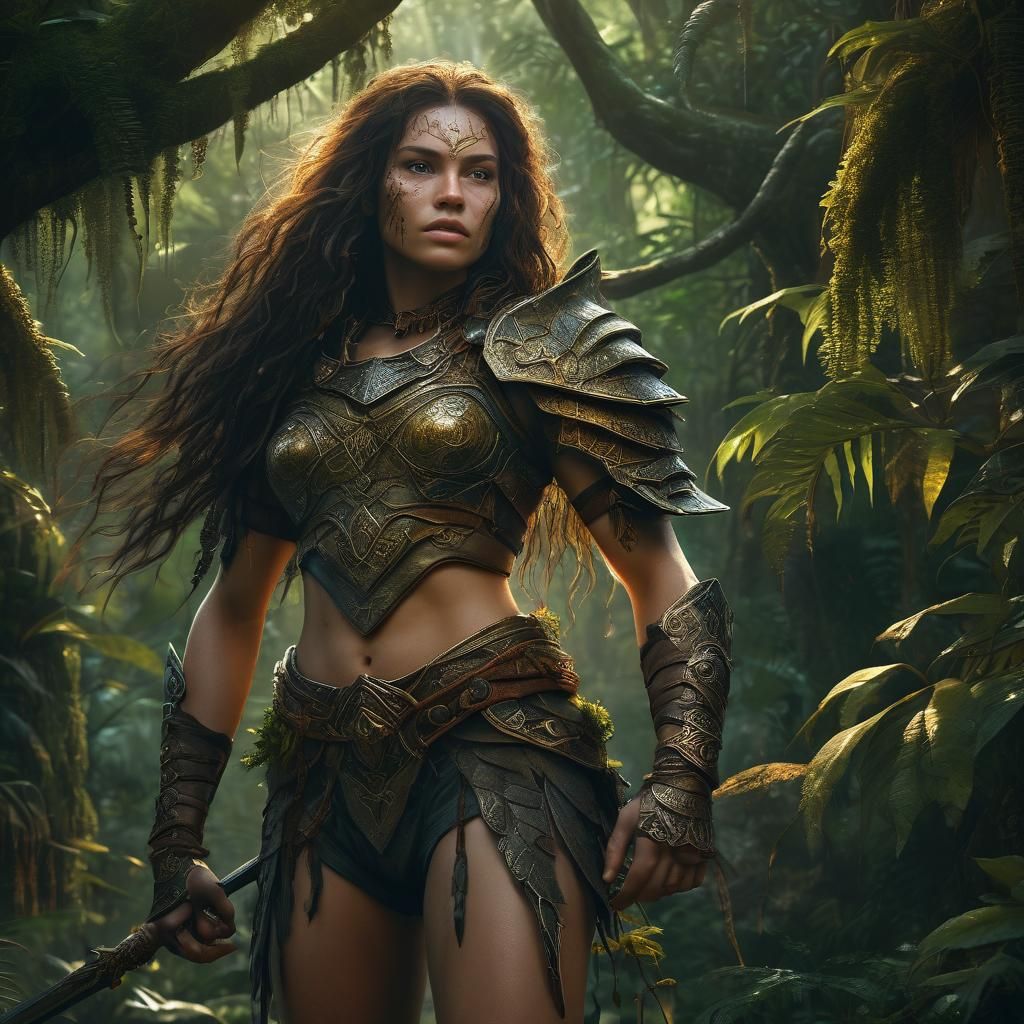 Savage Goddess in Tropical Paradise