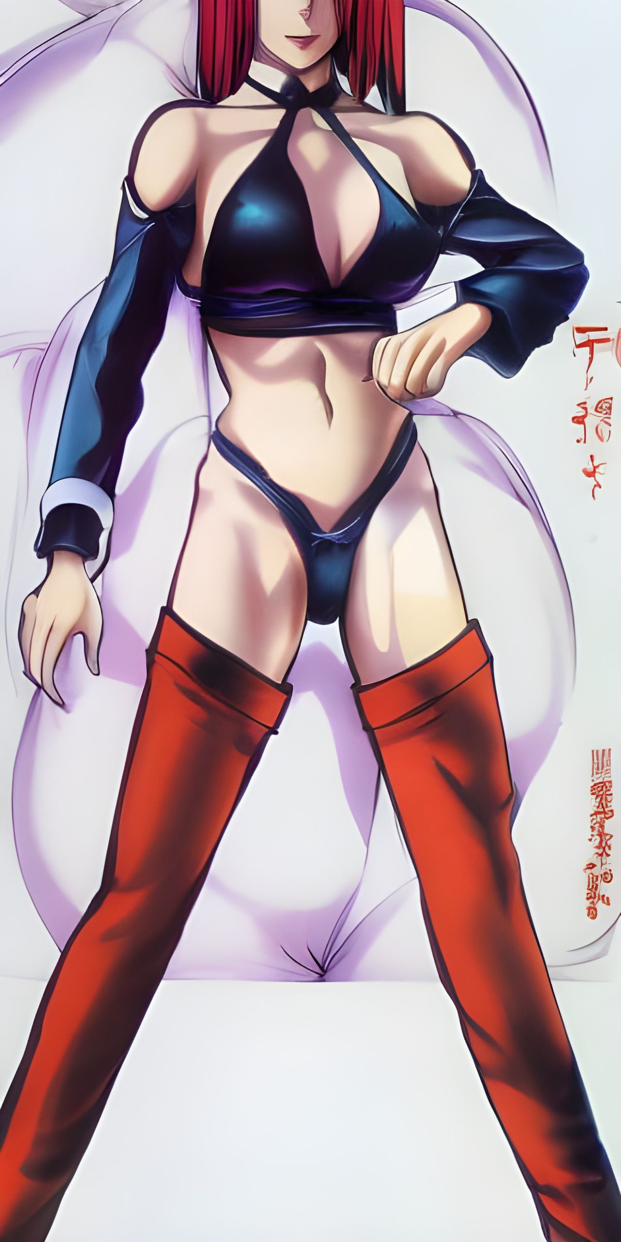 Cynthia Rothrock as Iori Yagami: Manga Style Illustration