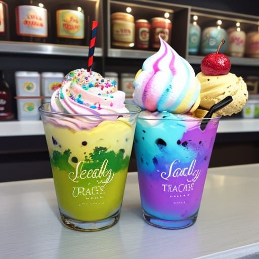 Enchanting Magical Ice Cream Creations
