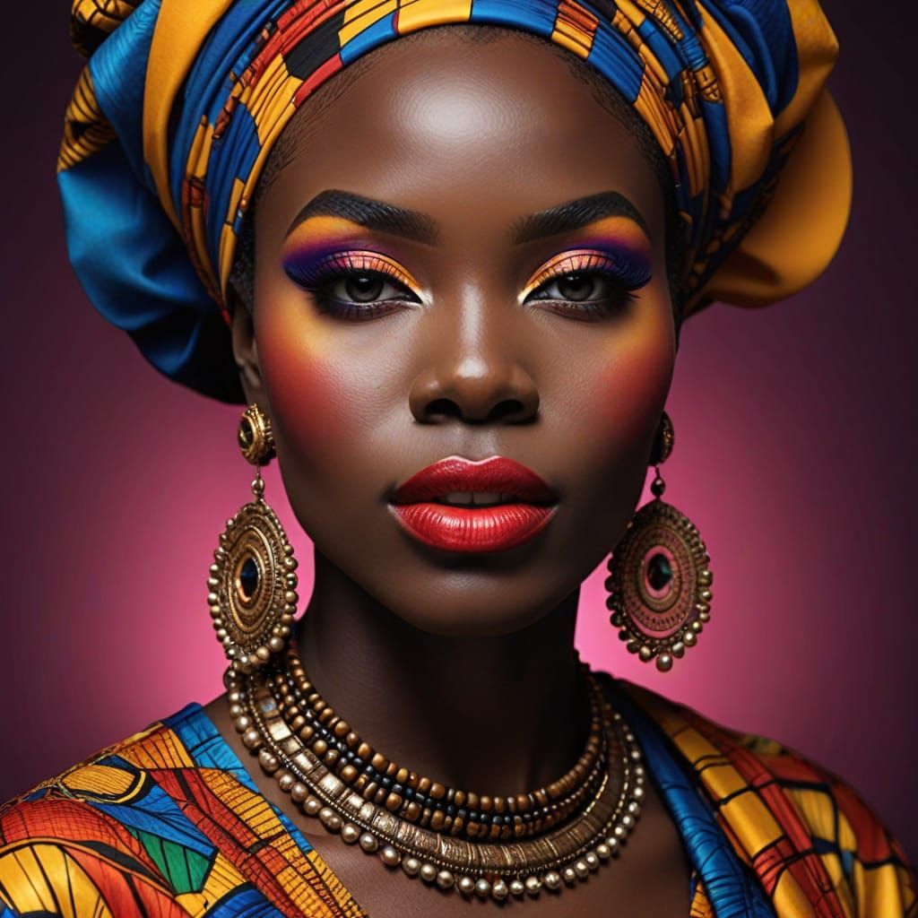 Vibrant Make-up Artist Showcases Thick African Lips in Hyper...