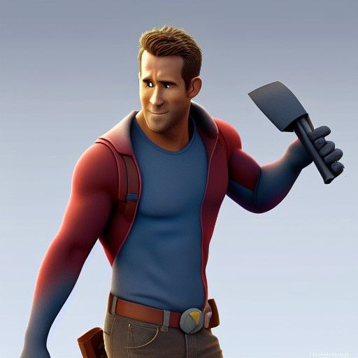 Pixar-Style 3D Portrait with Radial Gradient Background