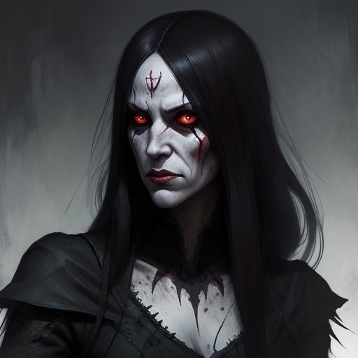 Sinister Succubus Female, Highly Detailed Art