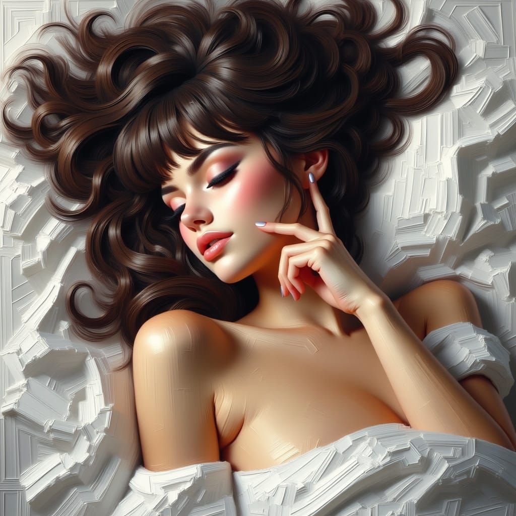 Si te besara en los párpados cuando estás dormido estaría pi...