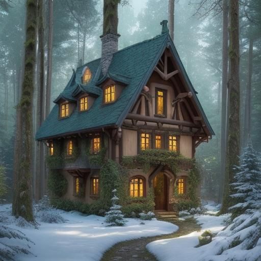 Enchanting Fairytale Homes in Forest Setting
