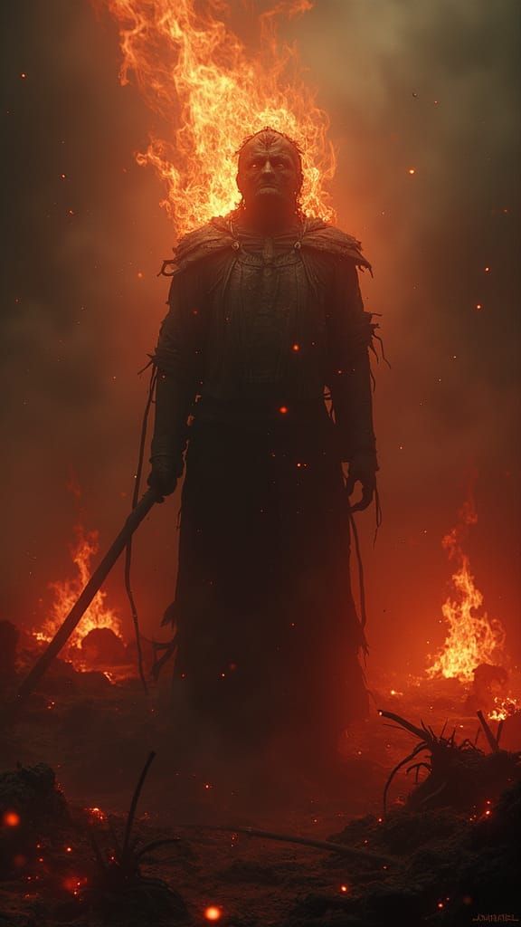 Ethereal Horror Movie Poster in Cyberpunk Aesthetic