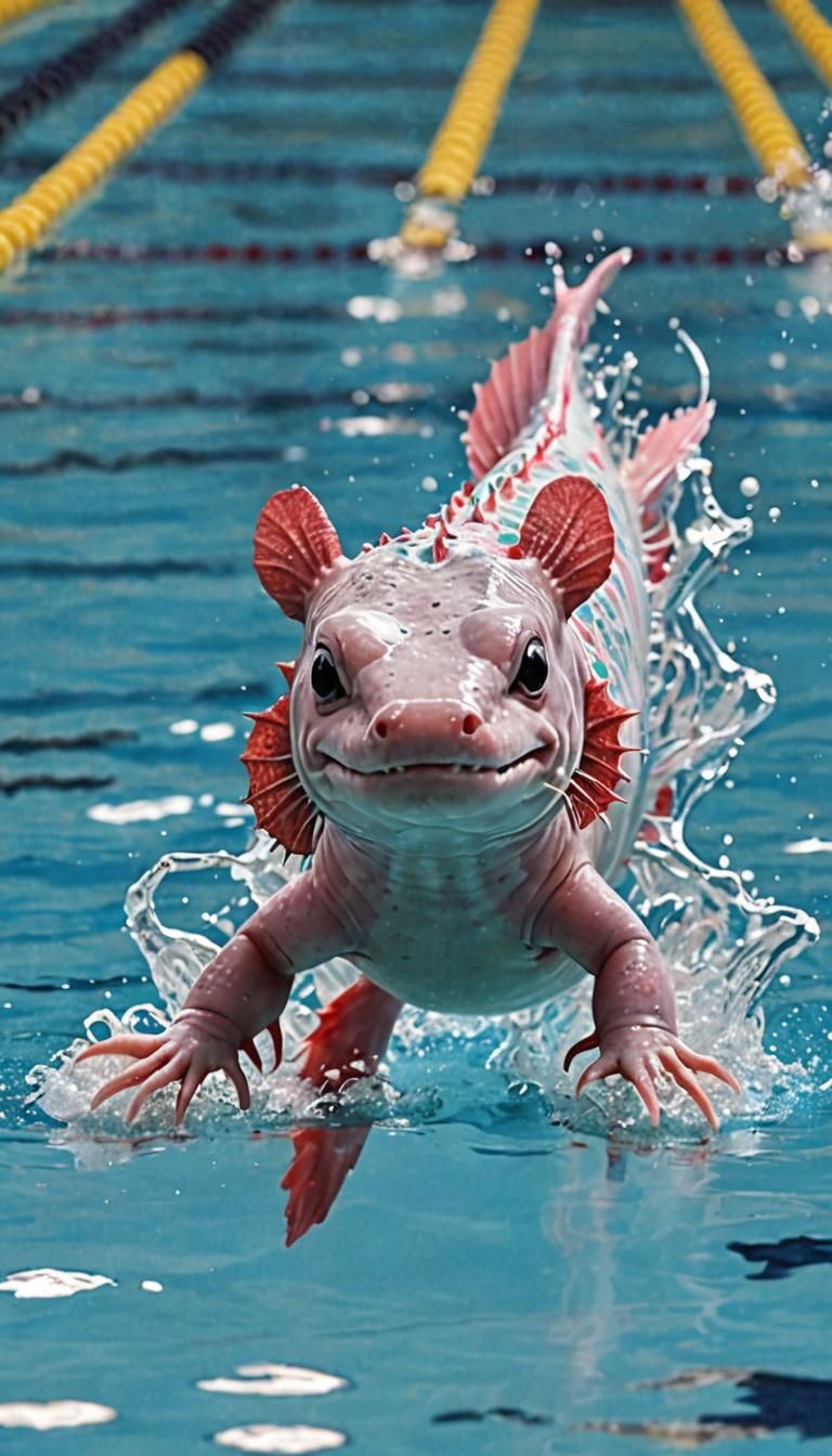 Axolotl is a México representative in swimming in the Olympi...