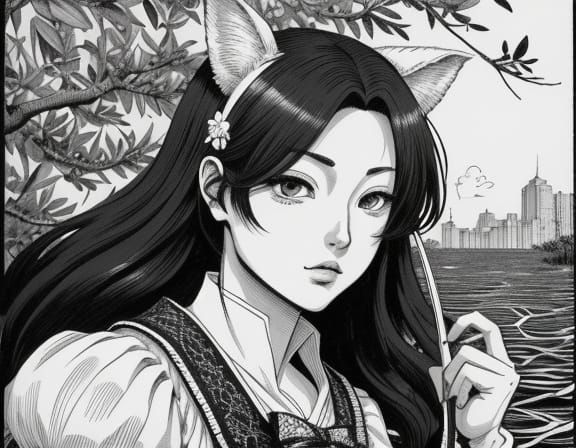 Comic Manga: Meurte Bard with Balloon