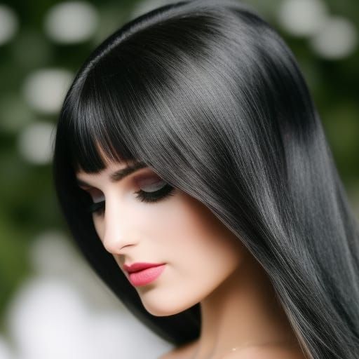 Detailed Portrait of Alluring Girl in Rothko Style