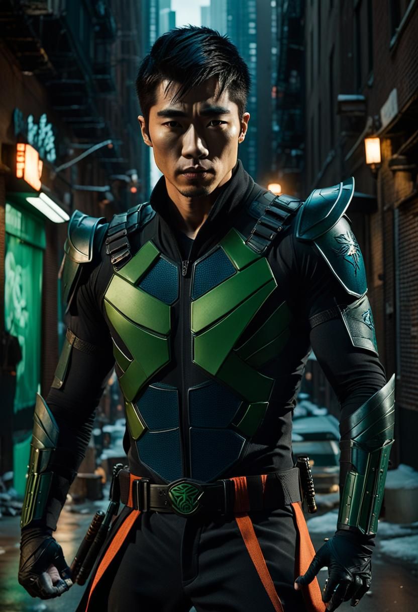 Superhero in Chicago, Cinematic Film Still