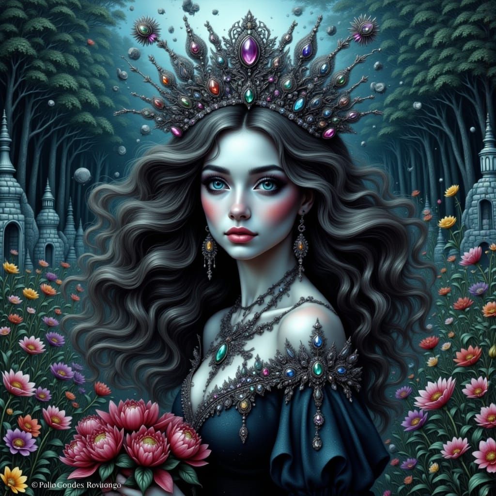 Surreal Whimsy in an Enchanted Gothic Wonderland