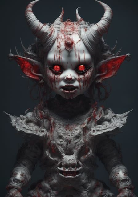 demonic doll