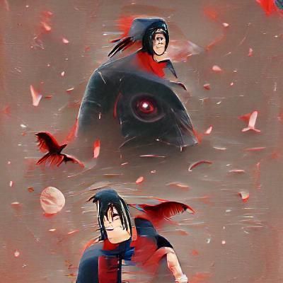 Itachi Uchiha: AI Generated Portrait