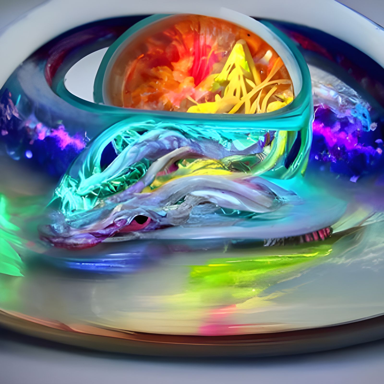 Galactic Ouroboros in 8K Resolution