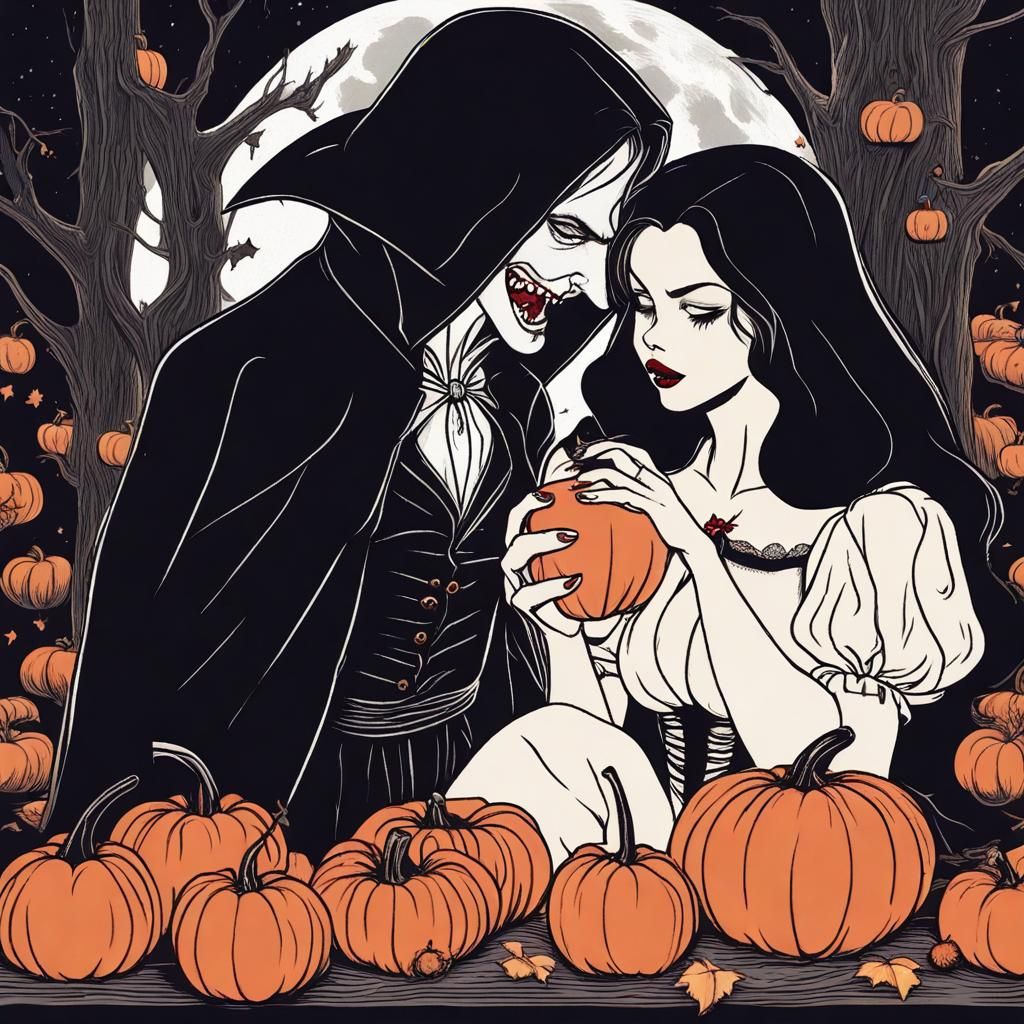 Vampire's Midnight Bite: Snow White's Mystic Hour