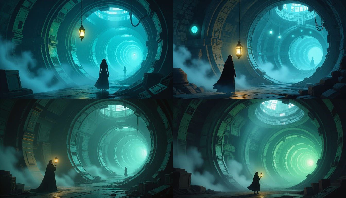 Druuna Explores Surreal Organic Machine Labyrinth in Mist