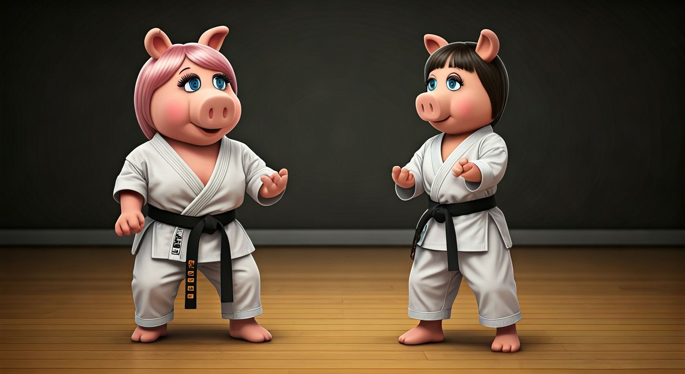 Miss Piggy Sensei: Karate Class