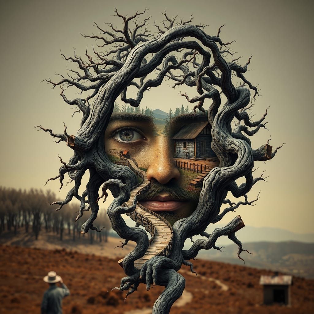 Jesus optical illusion