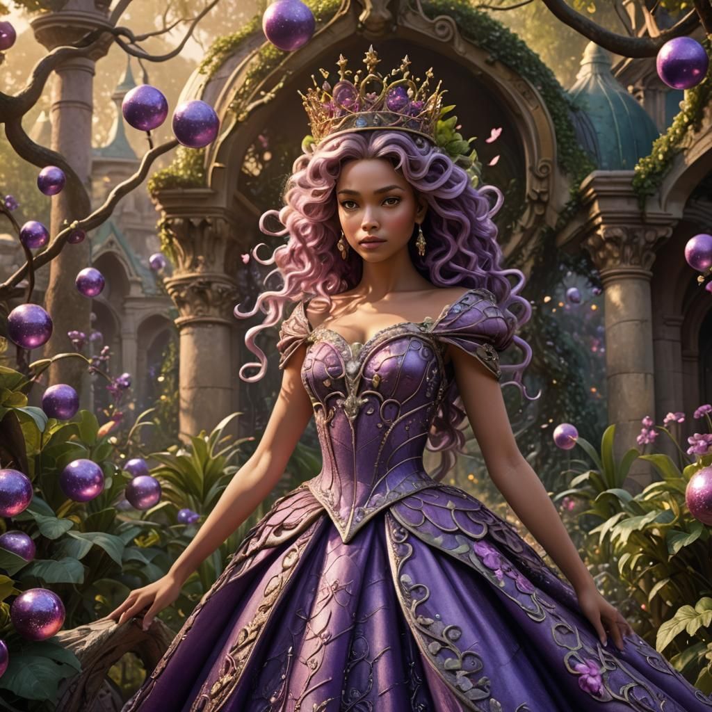 Medusa as Sofia the First in Enchanted Garden