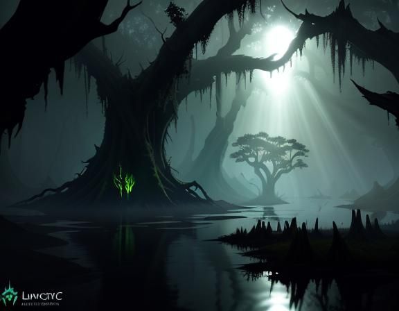 Bullywug in Murky Swamp: Epic 3D Game Graphics