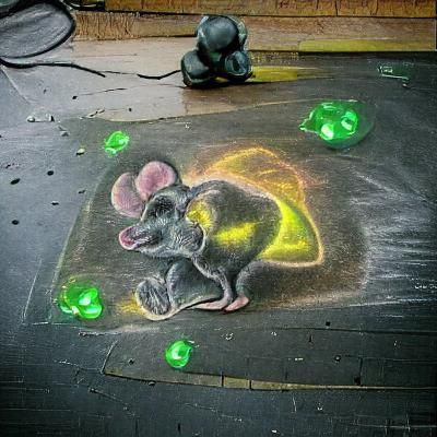 Radioactive Mouse Image