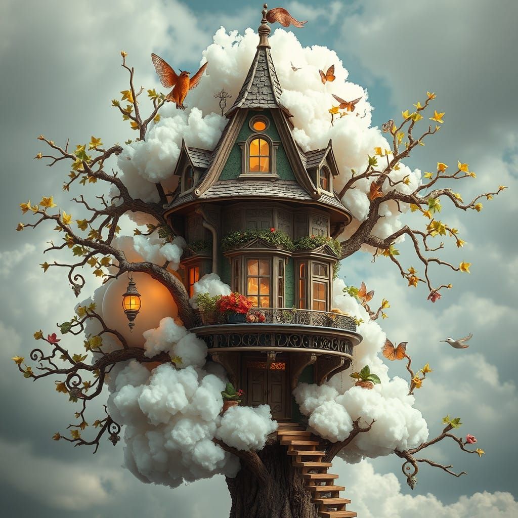 Dreamy Victorian Fairy Cloud Apartment