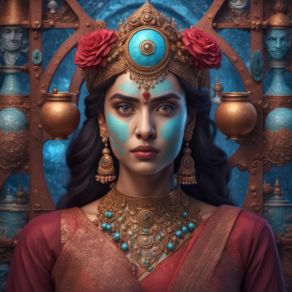 Indian Doctor with Six Pack Abs: 3D Rendering