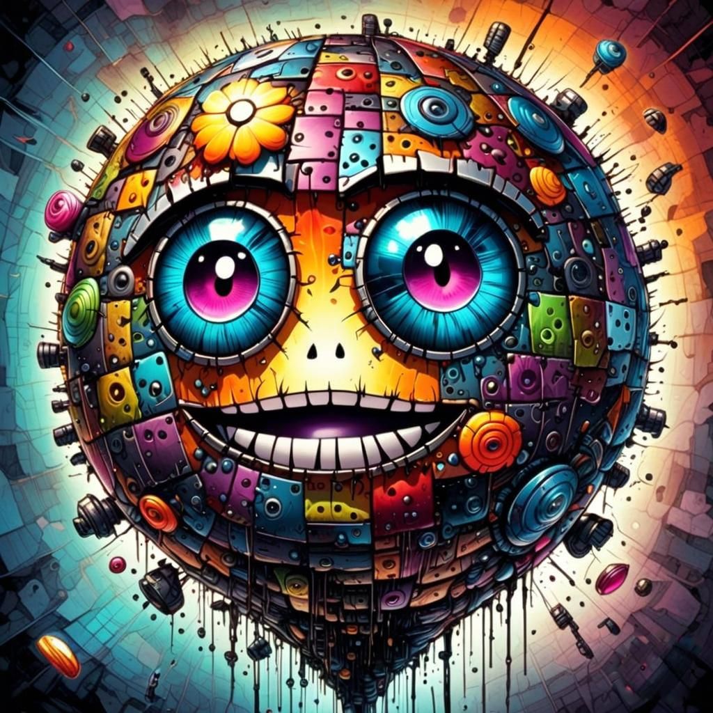 Cleaned AI Image with Blended Background