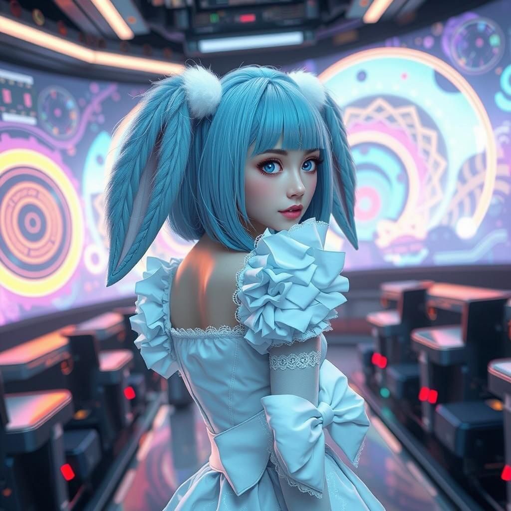 Sapphire Bunny Girl Maid