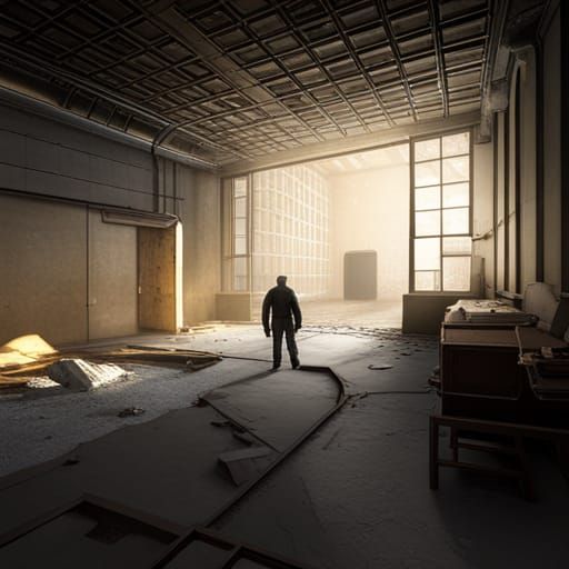 Eerie Liminal Space in GoldSrc Engine