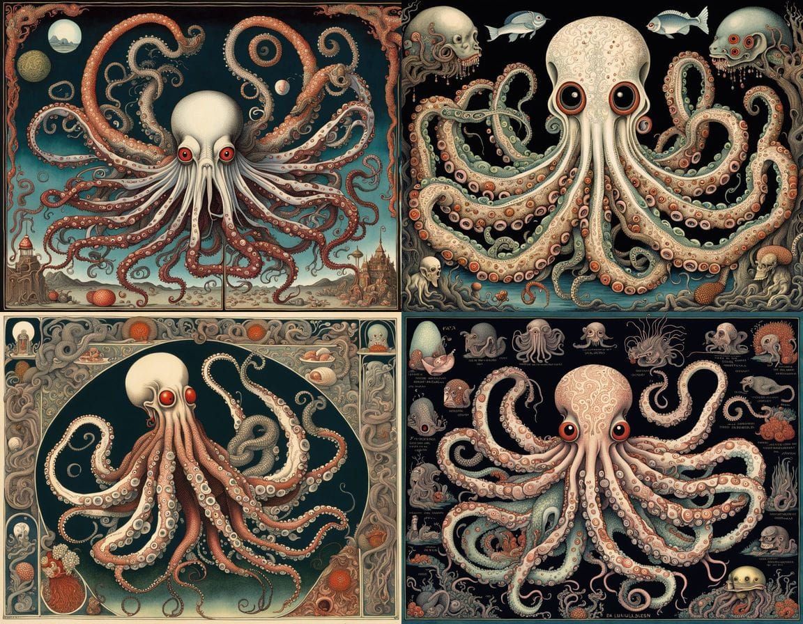 Surreal Entangled Anatomy Inspired by Nielsen and Larsson