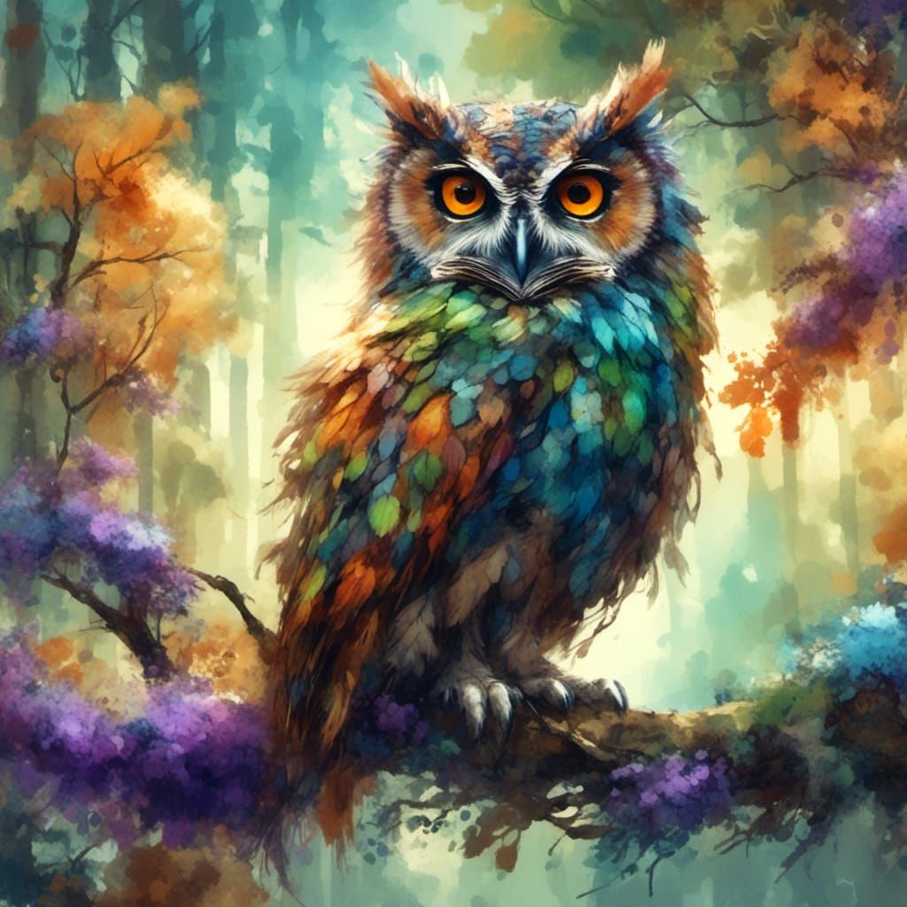 "I don't need glasses...I can see perfectly!  Whoah. what was that?"    hehehe Made you look Mr. Owl.