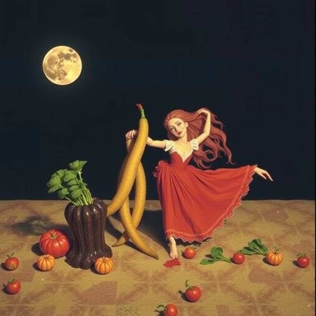 New moon fruits and vegetables bloody hell dance post-modern...