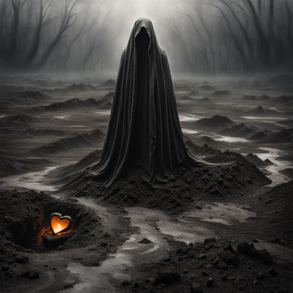 Bleak Valentine's Day Card in Apocalyptic Wasteland