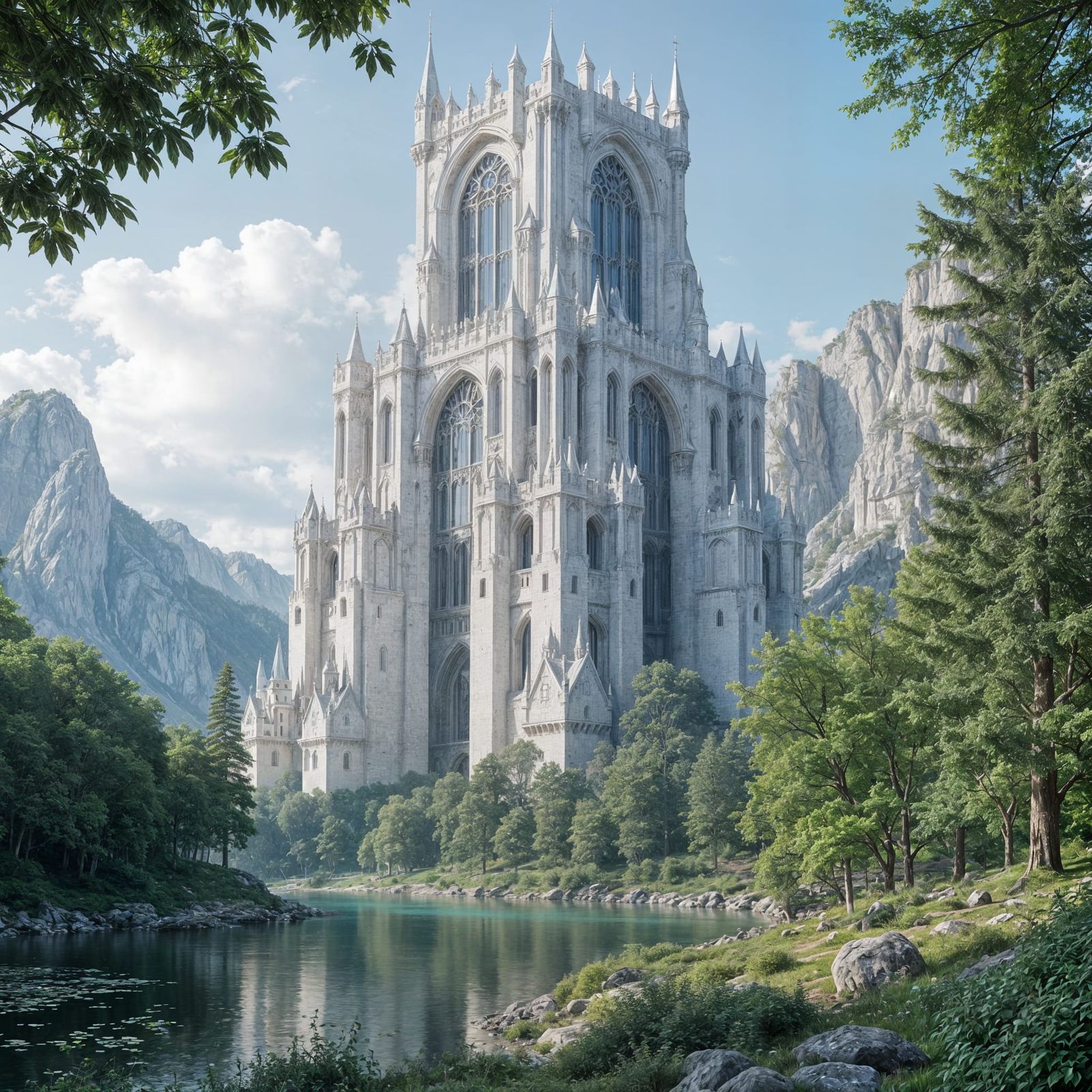 Futuristic Medieval Tower of Varia Täl